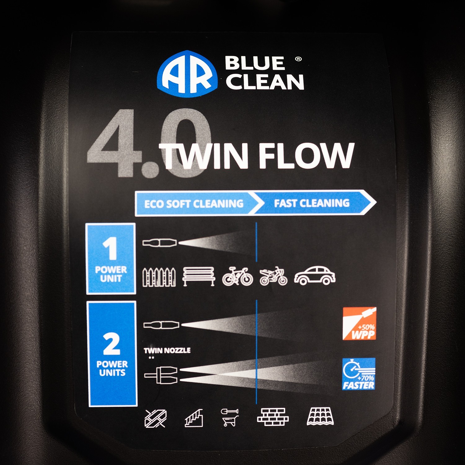 Annovi Reverberi 4.0 Twin Flow Dualtech Cold Water Pressure Washer