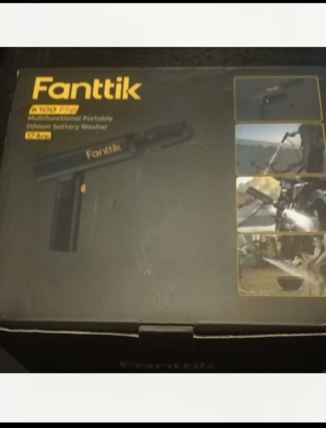 Fanttik K100 Portable Lithium Battery Pressure Washer 174psi Brand New In Box