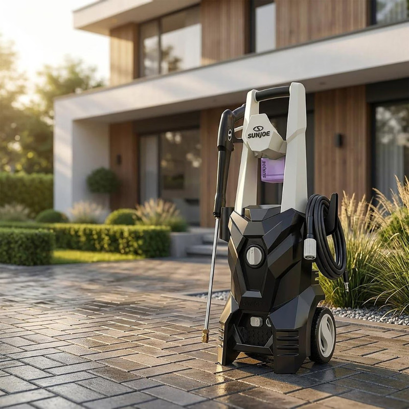 Sun Joe Electric Pressure Washer 2000 PSI 1.7 GPM 13-Amp Power Foamer Cannon New