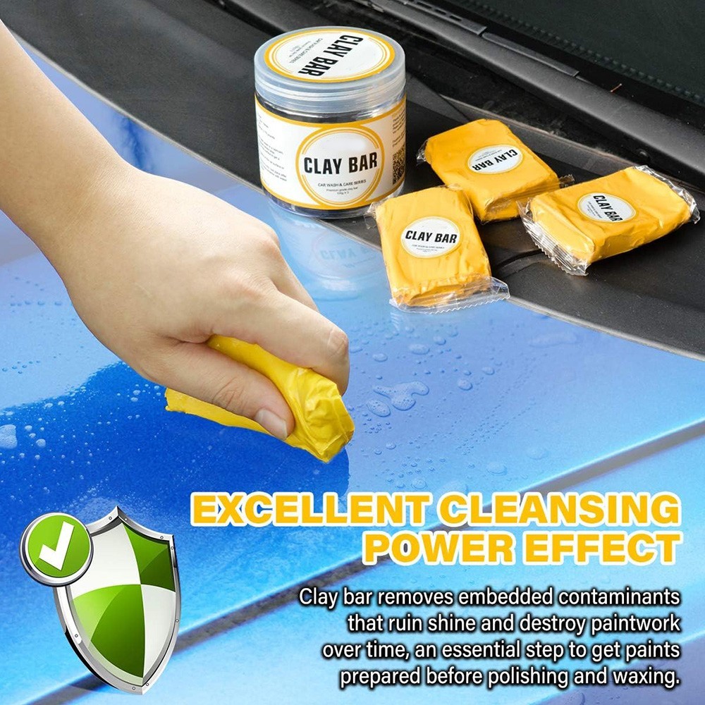 4 Pack 400g Car Clay Bar Auto Detailing Magic Wash Cleaner Premium Grade