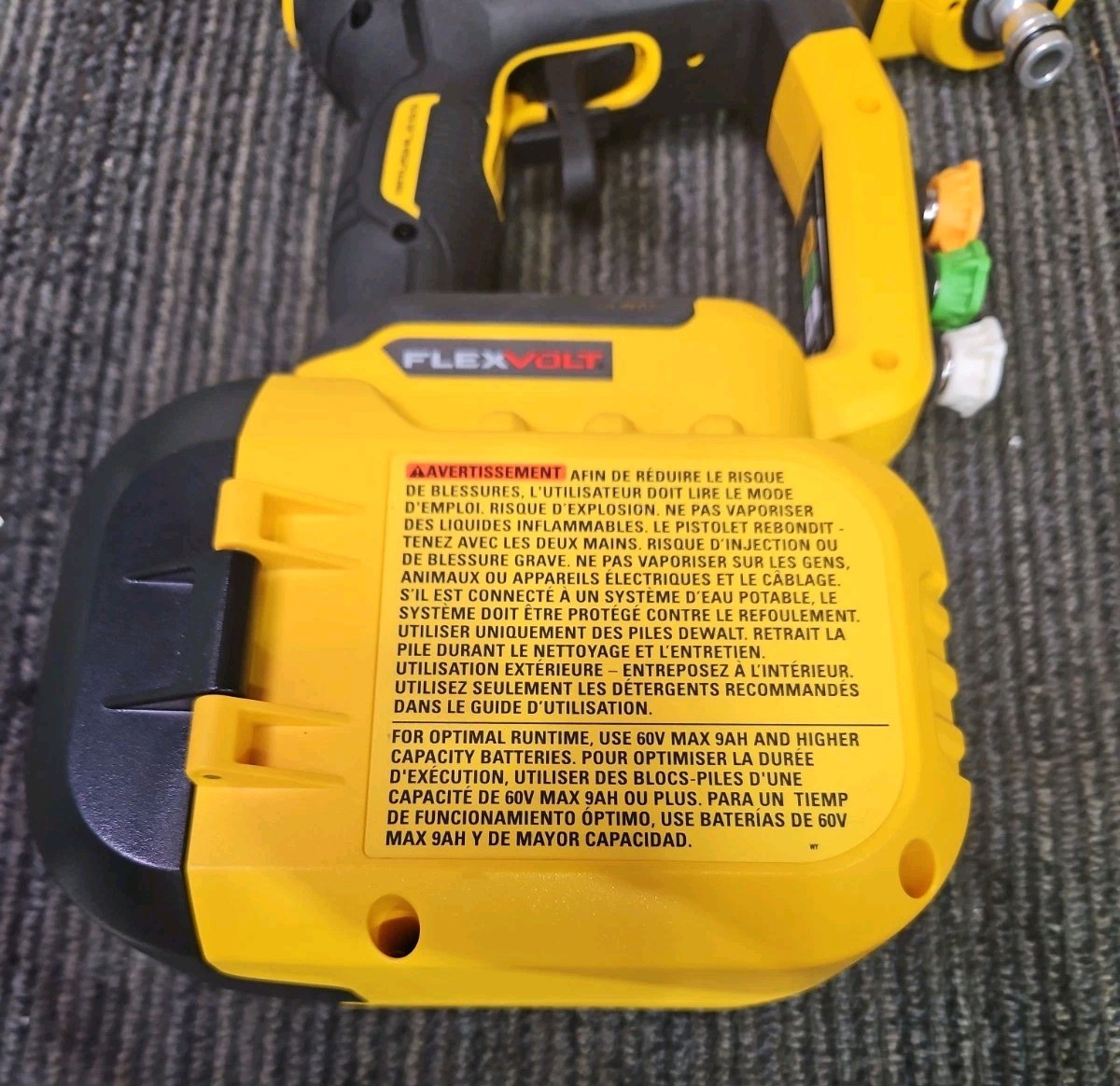 DeWalt Tools DCPW1000 Flex Volt 1000 PSI Cordless Power Cleaner – TOOL ONLY