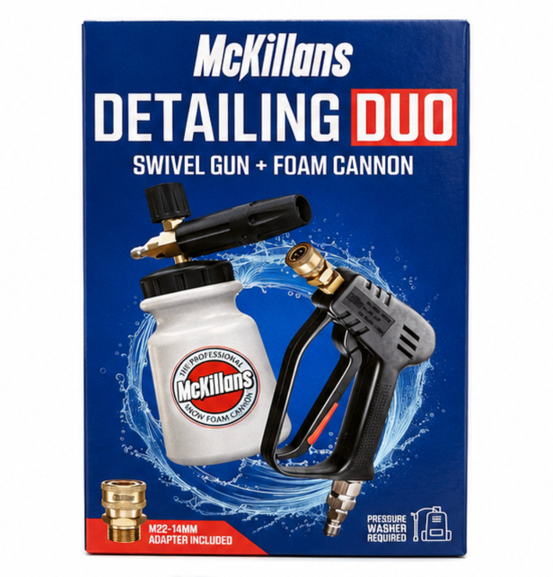 ✅McKillans Duo, Swivel Gun & Wide Mouth Foam Cannon, New📦