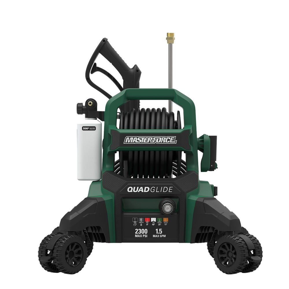 2300 Max PSI 1.5 Max GPM 13 Amp Corded Electric Pressure Washer Deck Cleaner