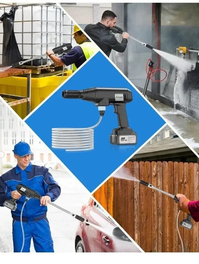 Aihand Cordless Pressure Washer, 652PSI Portable Power Cleaner with Rechargeable