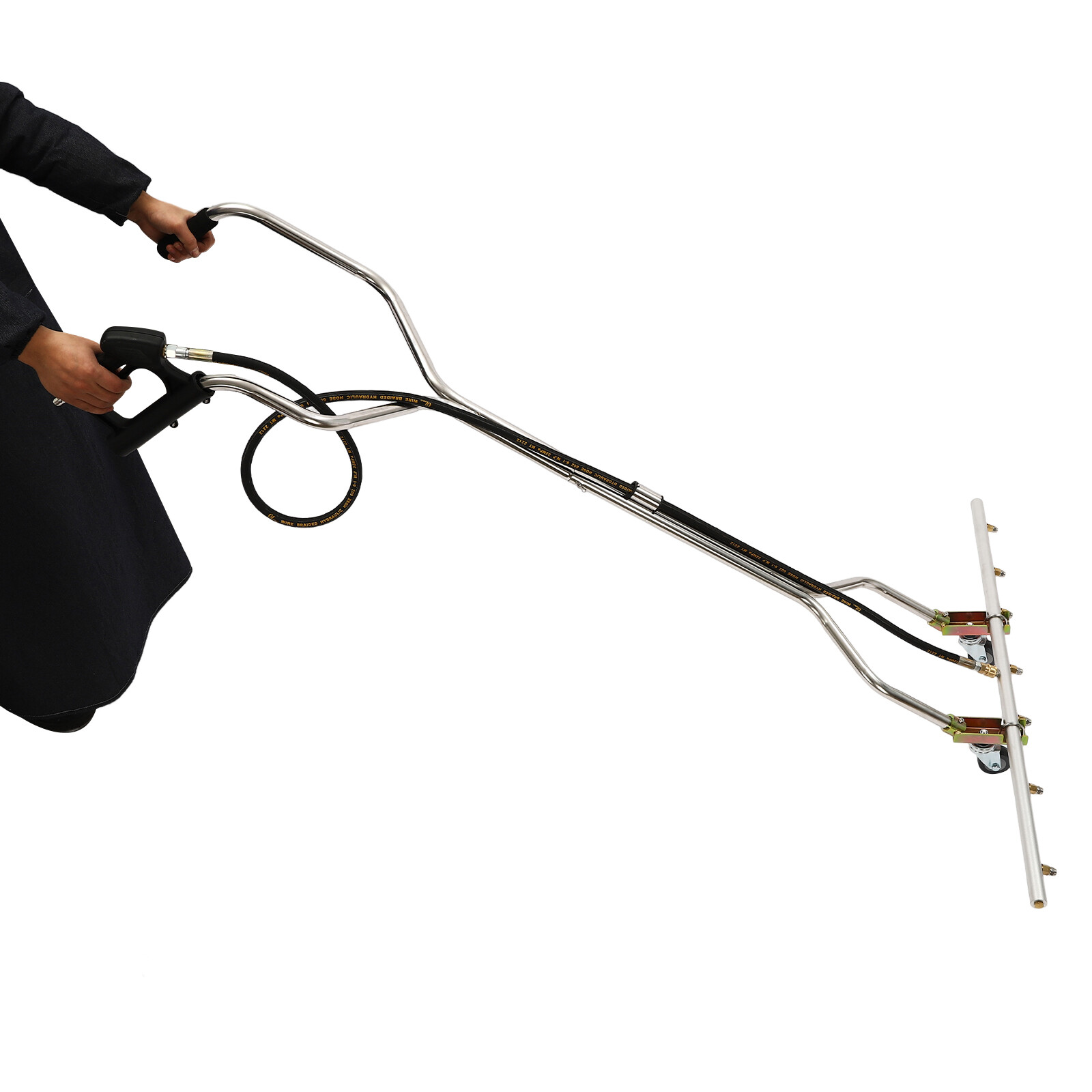 39” 5000psi Pressure Washer Water Broom with 7 Nozzles For Hot and Cold Water