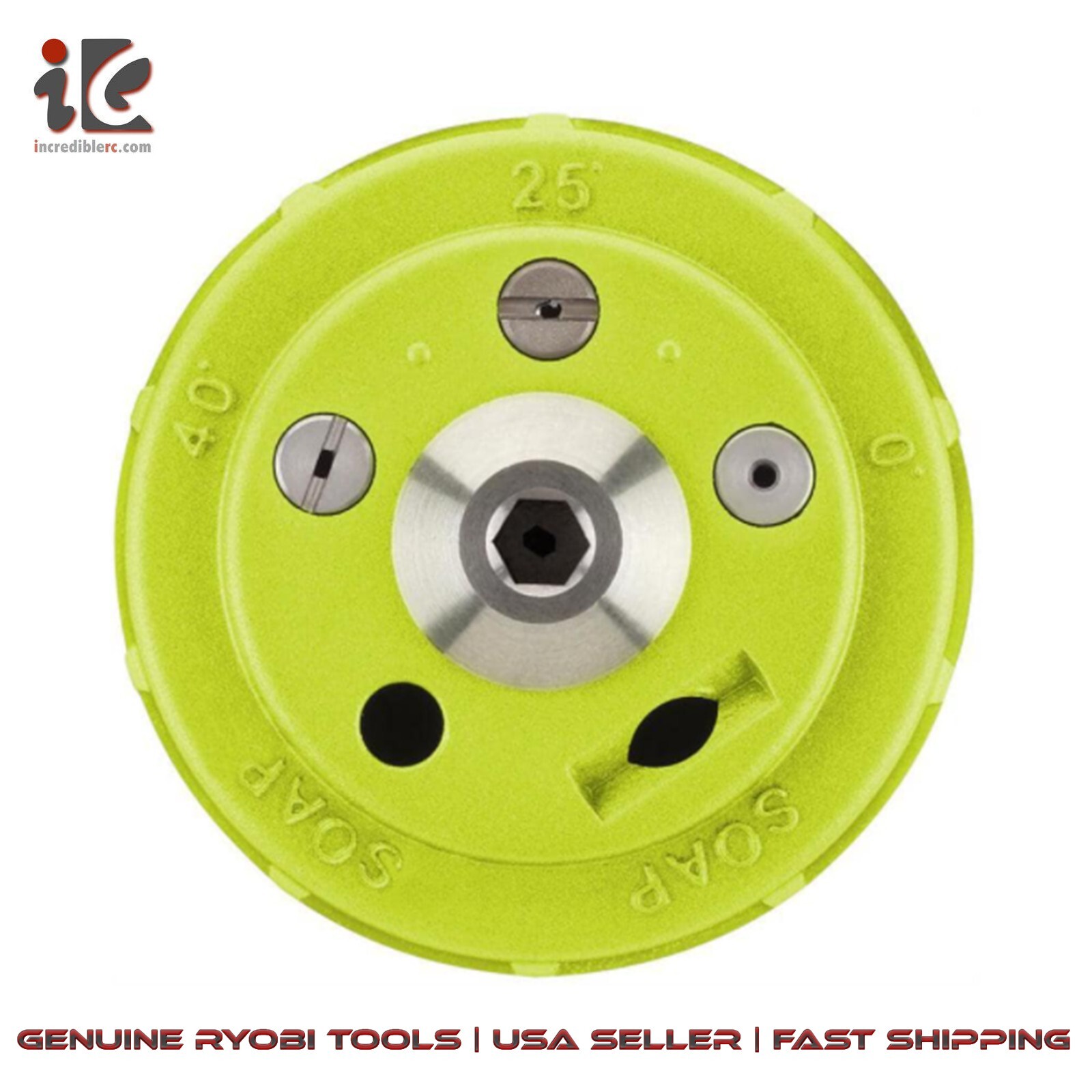 RYOBI RY31RN01 5-in-1 3,300 PSI Gas and Electric Pressure Washer Nozzle 5-spray