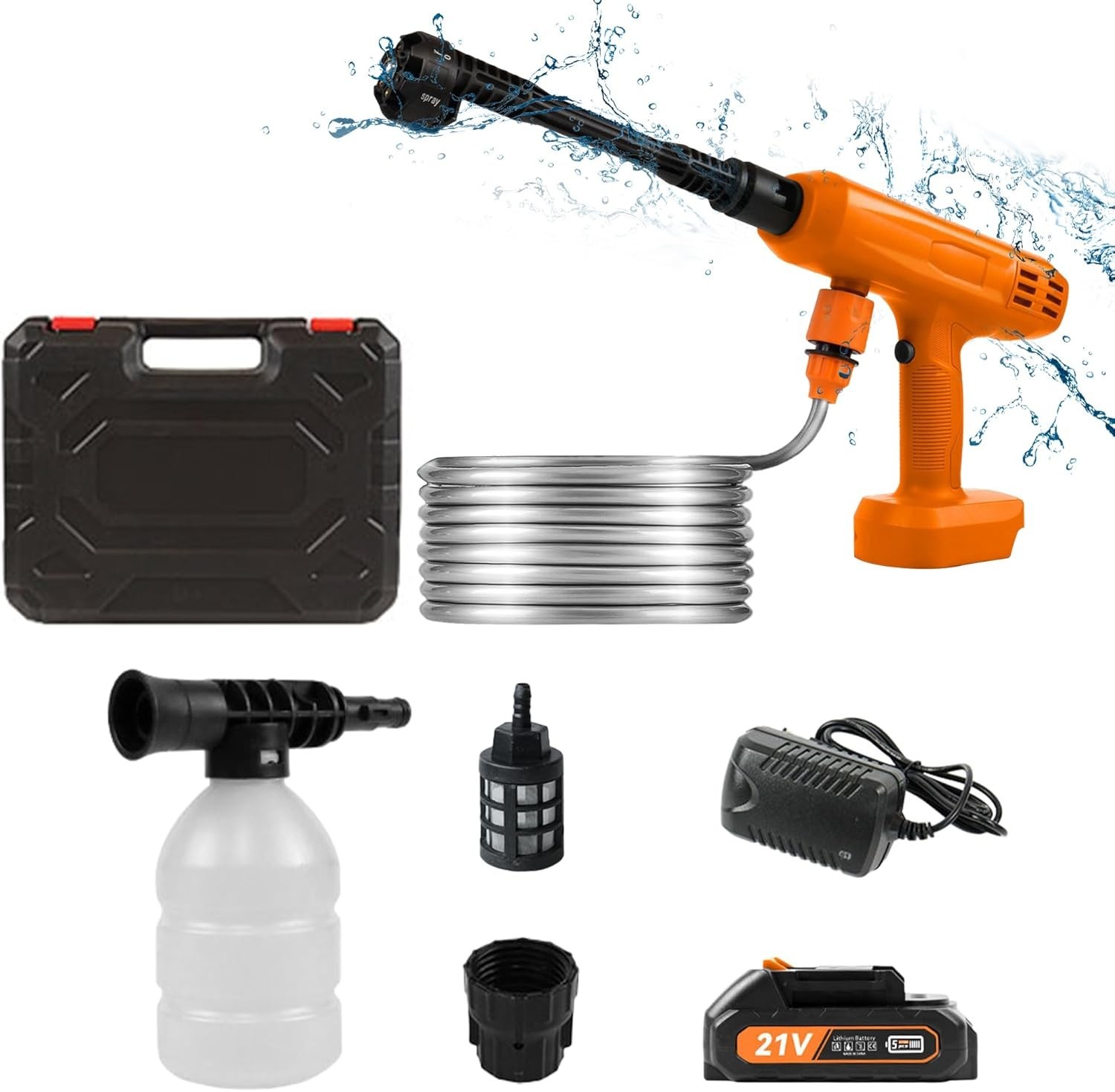 Cordless Pressure Washer for M Battery, Portable Cordless Power Wash