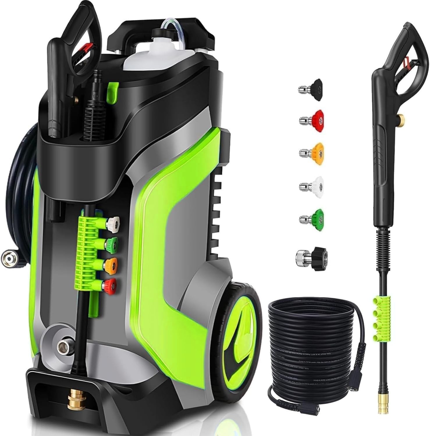 5000PSI Pressure Washer 4.0GPM High Power Washer with M22-14mm Pressure Hose 33F