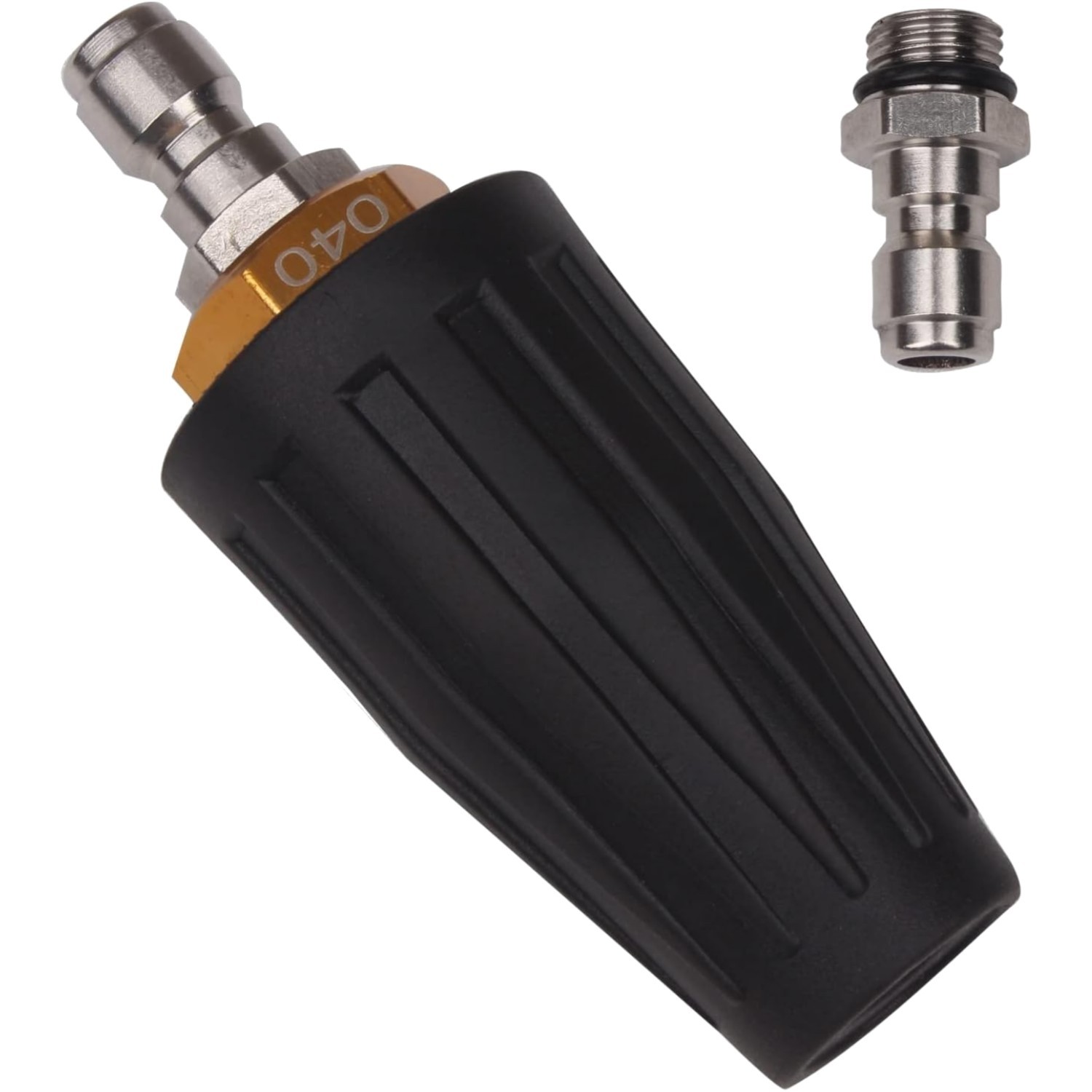 Versatile 4000PSI Turbo Nozzle with Quick Connect and 7 Tips for All Surfaces