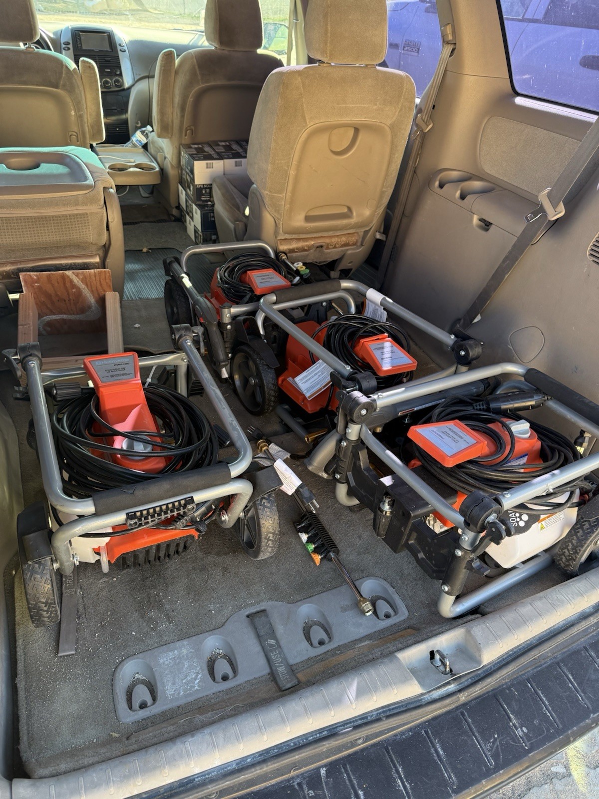 Lot Of 3 Husqvarna Pw2300 Pressure Washer (for Parts)