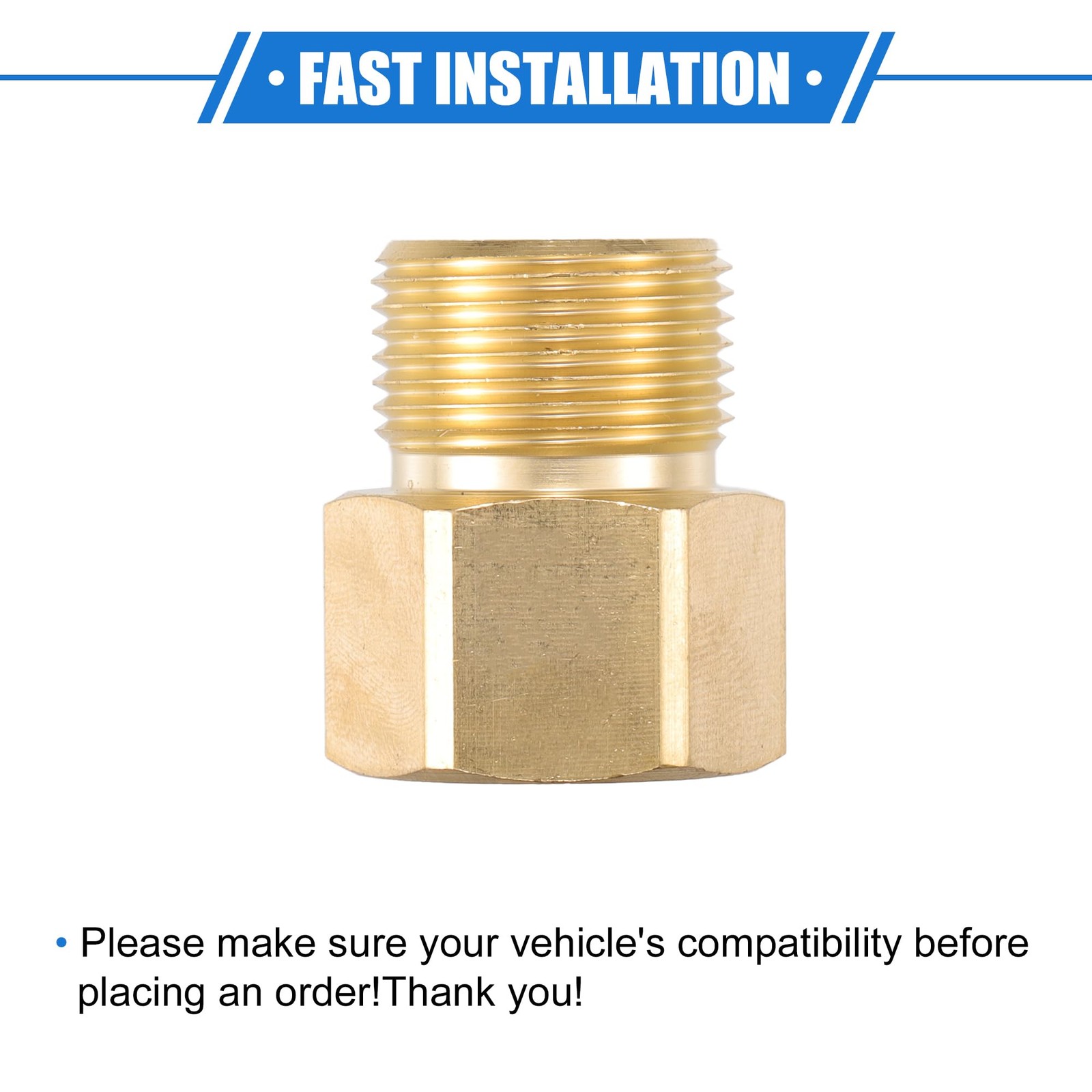 Pressure Washer Connector, M22x1.5 Female Adapter Brass Screw Hose Connector …