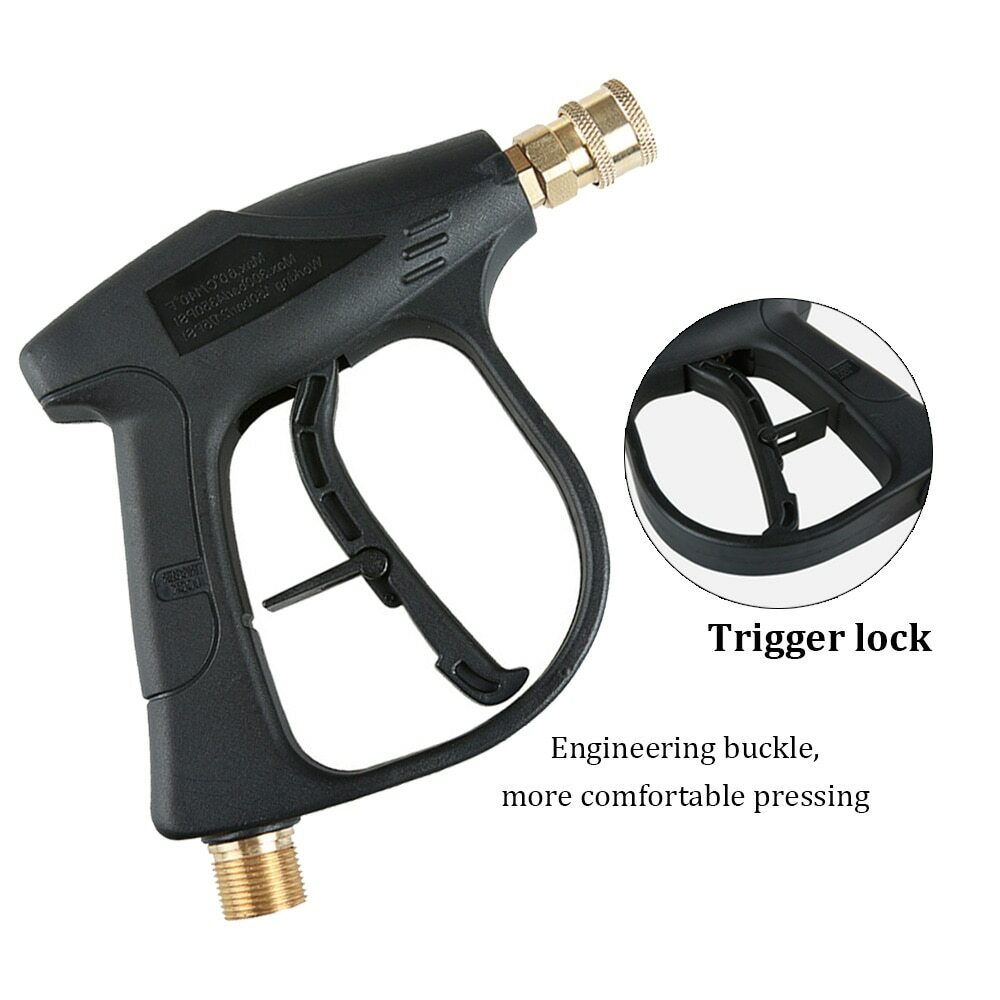 1/4″ Snow Foam Washer Gun Car Wash Soap Lance Cannon Spray Pressure Jet Bottle