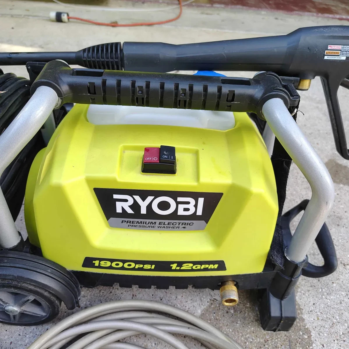 Ryobi RY1419MT 1900 PSI 1.2 GPM Electric Pressure Washer (USED)