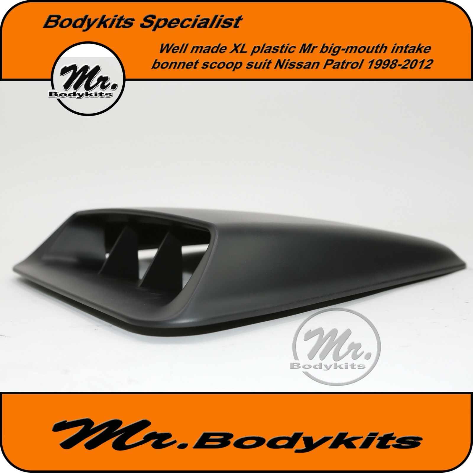 MR BIG MOUTH BONNET INTAKE SCOOP FOR NISSAN PATROL GU1/2/3/4/5/6/7/8 INTERCOOLER
