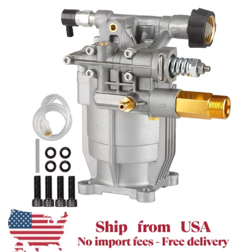 3/4” Pressure Washer Pump 2600-3000 PSI 2.5 GPM OEM Replacement for Honda GC16