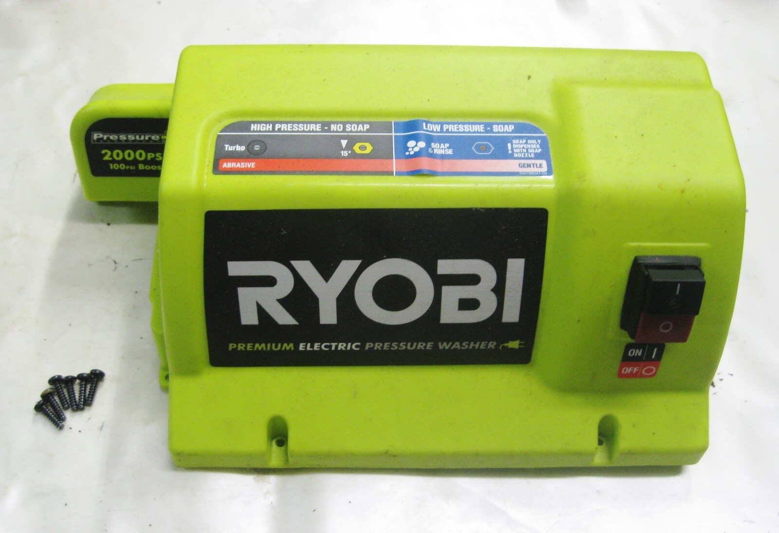 Ryobl Electric Pressure Washer RY141900 Top Motor Housing 522032010