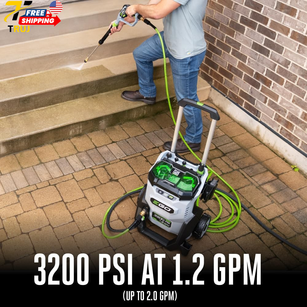 Electric Pressure Washer 3200 PSI Power Washer Battery&Charger Not Included HPW3