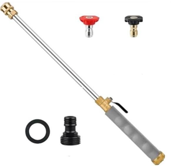 Jet Nozzle for Power Washer 2026 Upgraded 2 in 1 Broad and Focused Spray