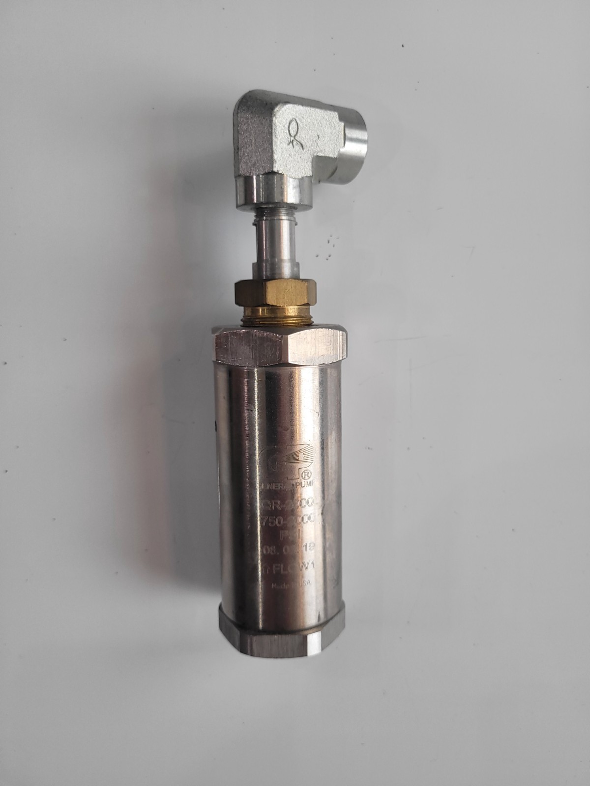 Car Wash Pump / Pressure Washer Regulator: Brass Control Valve – 750-2000 psi