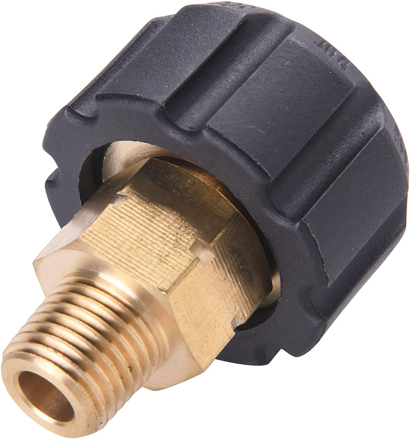 Pressure Washer Adapter, Female Metric M22 to 1/4 Inch Male NPT Fitting, 5000…