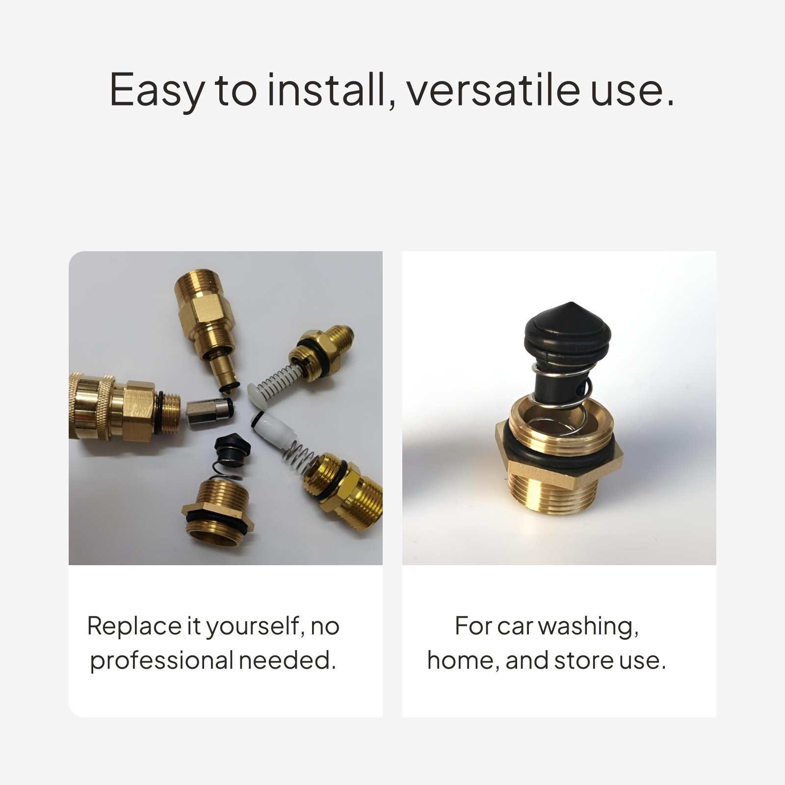 Brass Water Outlet Valve for High Pressure Washer