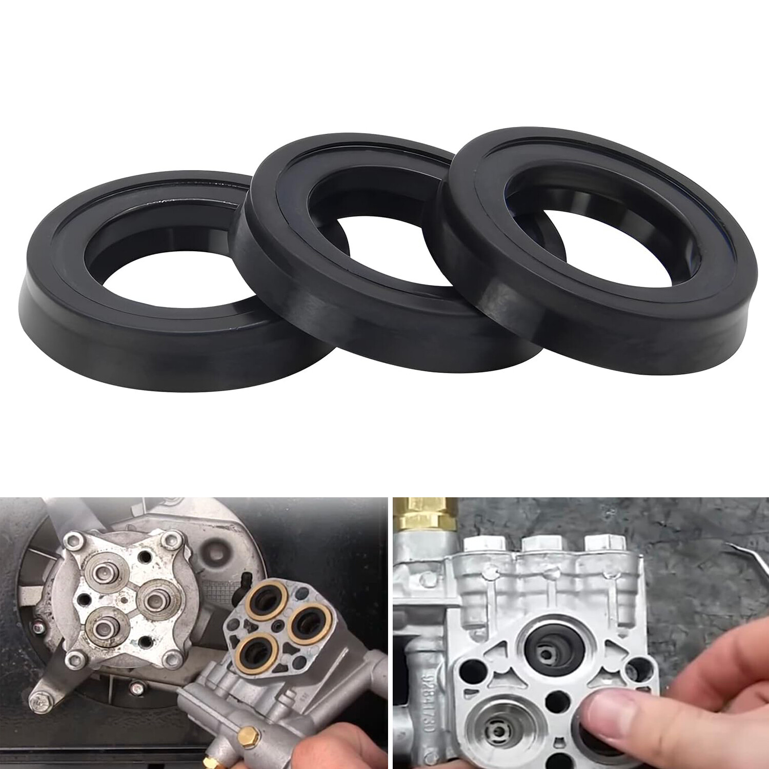3pcs Pump Repair Seal Kit for RMW2G24 SRMW2.2G26 42122 RMW2G20 RMW2G23B RMV2G23B