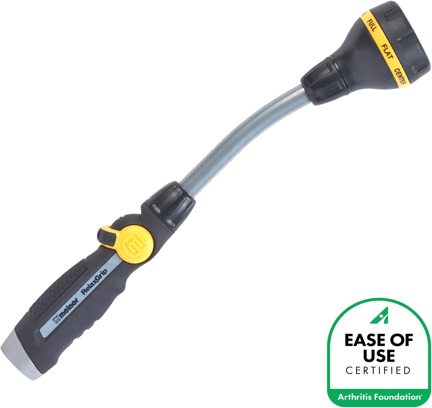 Melnor 65172AMZ Relax Grip 8-Pattern 15″ Garden Hose Wand w/ Adaptor