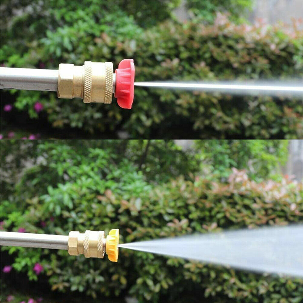 3000PSI High Pressure Washer Gun Foam Water Spray Power Wand Nozzle For Car Yard