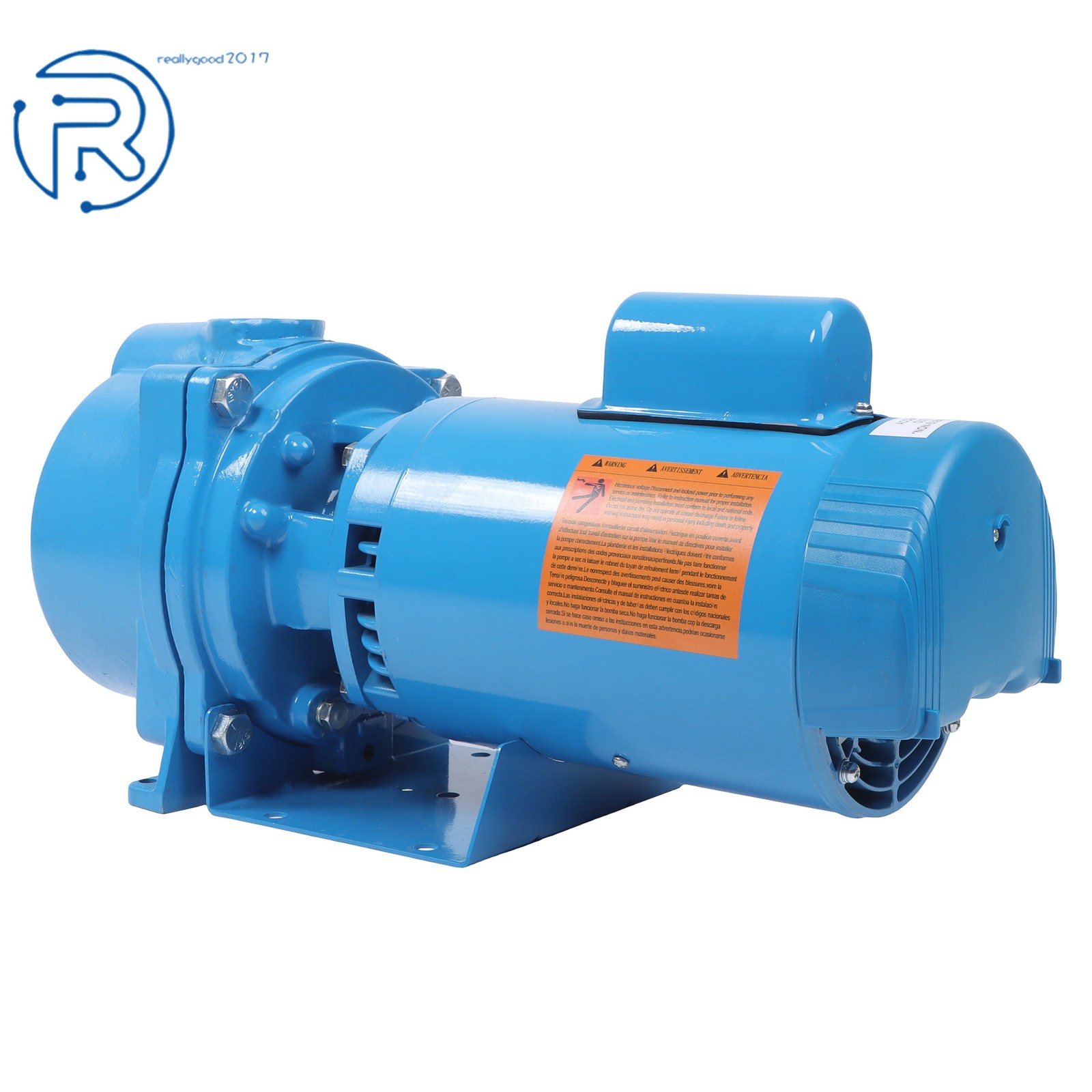 Cast Iron GT15 Self-Priming Centrifugal Pump 1-1/2HP 115/230Volt Water Pump