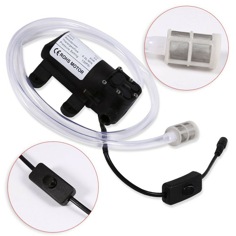 12V High Pressure Car Electric Washer Wash Pump Set Portable washing machine Kit