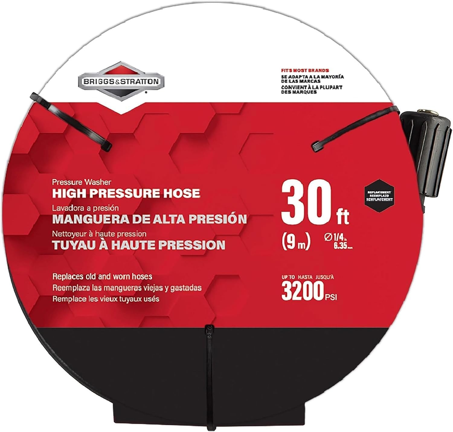 30-Ft Replacement Hose for Pressure Washers