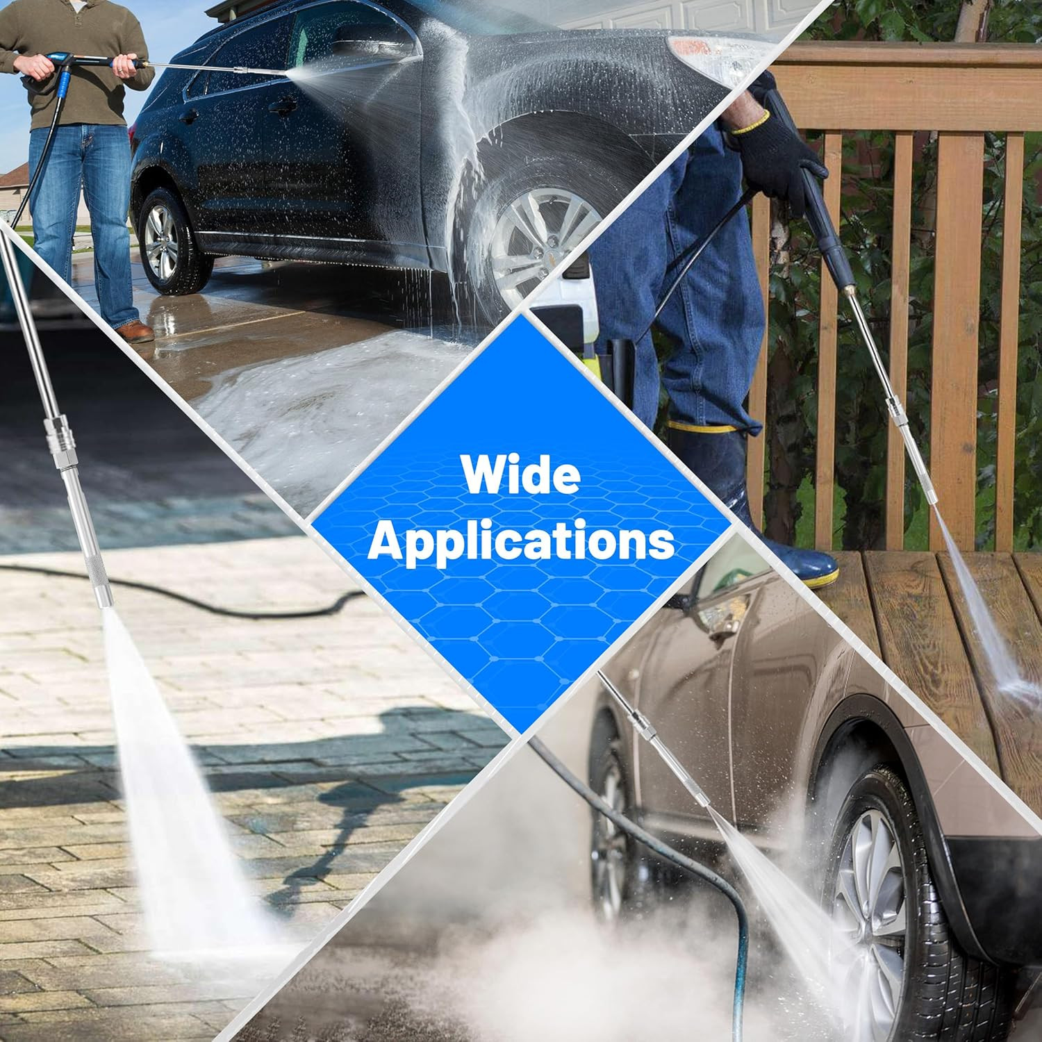 Pressure Washer Long Range Chemical Nozzle, Shooter Tip Pressure Washer, Power W