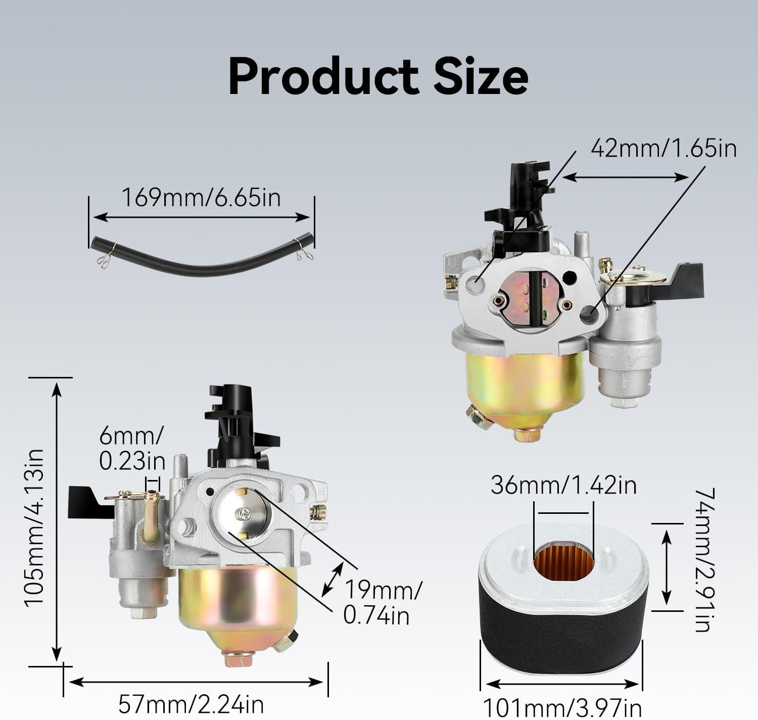 Efficient Replacement Carb Kit for 3400 PSI Pressure Washers – Smooth Operation