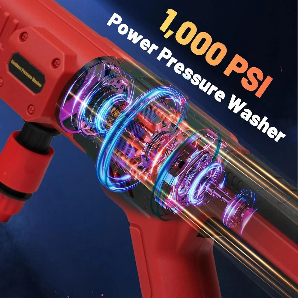 Cordless Pressure Washer for Milwaukee M18 Battery, Portable Cordless Power Wash