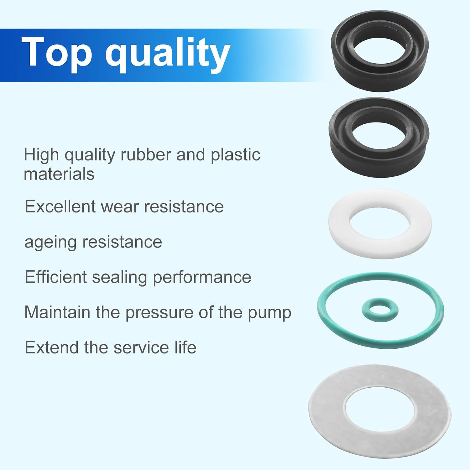 Replacement Water Seal Kit 7106627,For Simpson Cleaning Pressure Washer Pumps