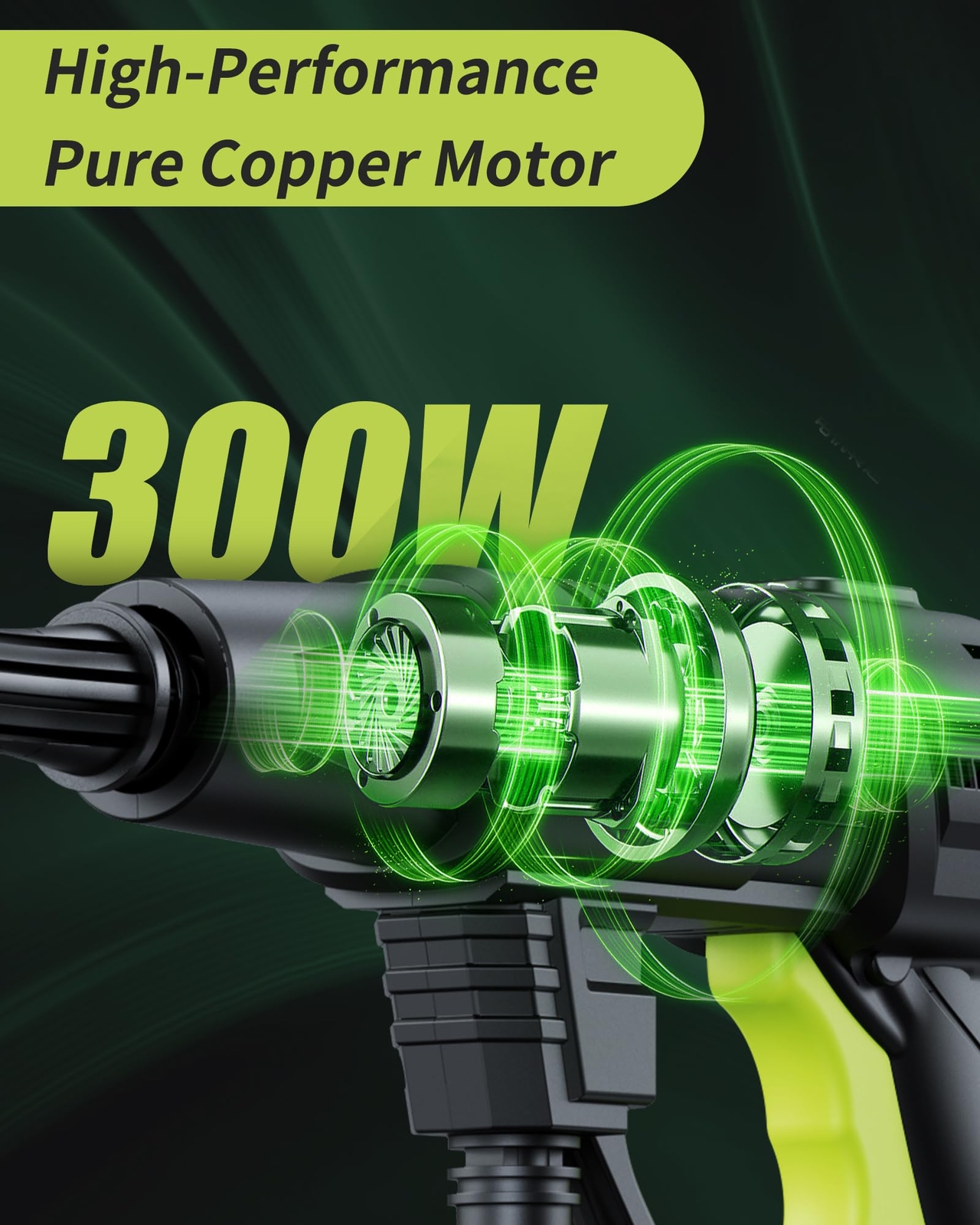 MIMYTH Cordless Power Washer; 990 PSI Cordless Pressure Washer with 4.0Ah Batter