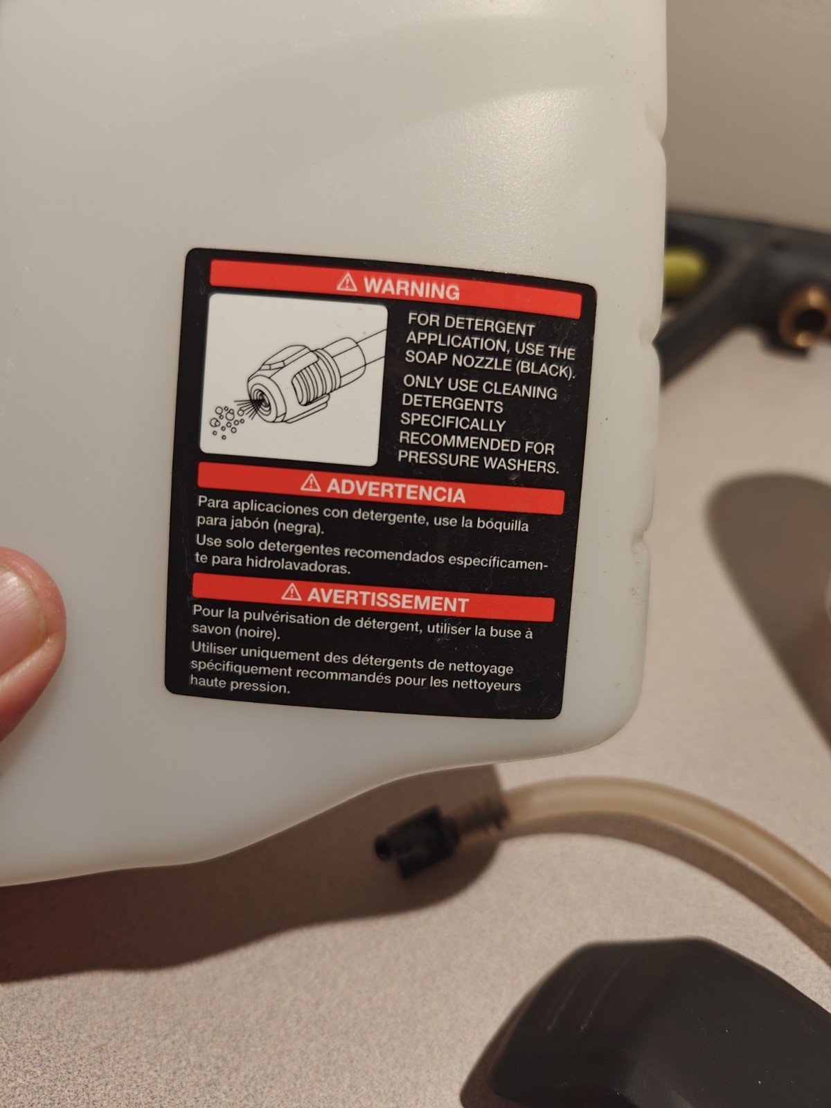 Sun Joe SPX3000 Pressure Washer Detergent Tanks Complete With Lids Hoses Filters
