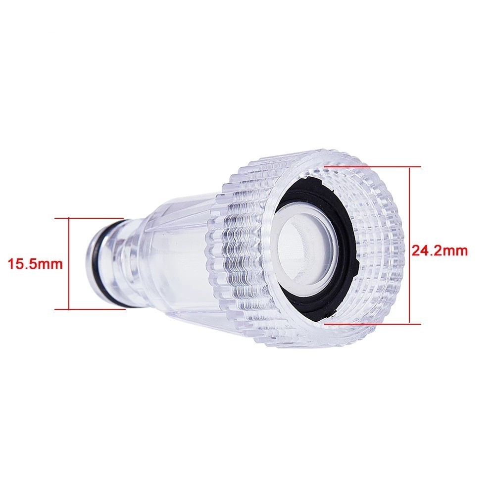 Car Washer Adapter Pressure Washer Water Connector Filter Set Hose Pipe Fitting