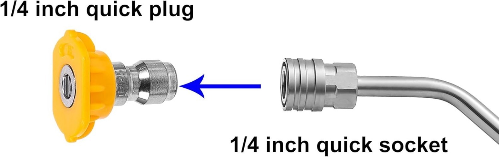 Multi-Functional 45° Curved High Pressure Wand for Ultimate Cleaning Efficiency