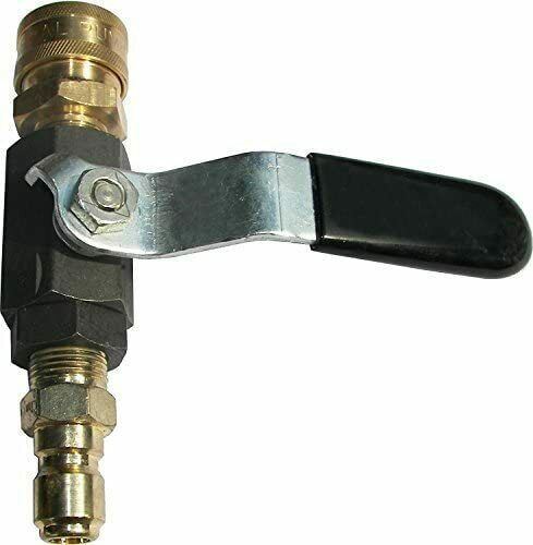 High Pressure Washer Ball Valve Kit 3/8 Quick Connect for 3000 – 4000 PSI, 4 GPM
