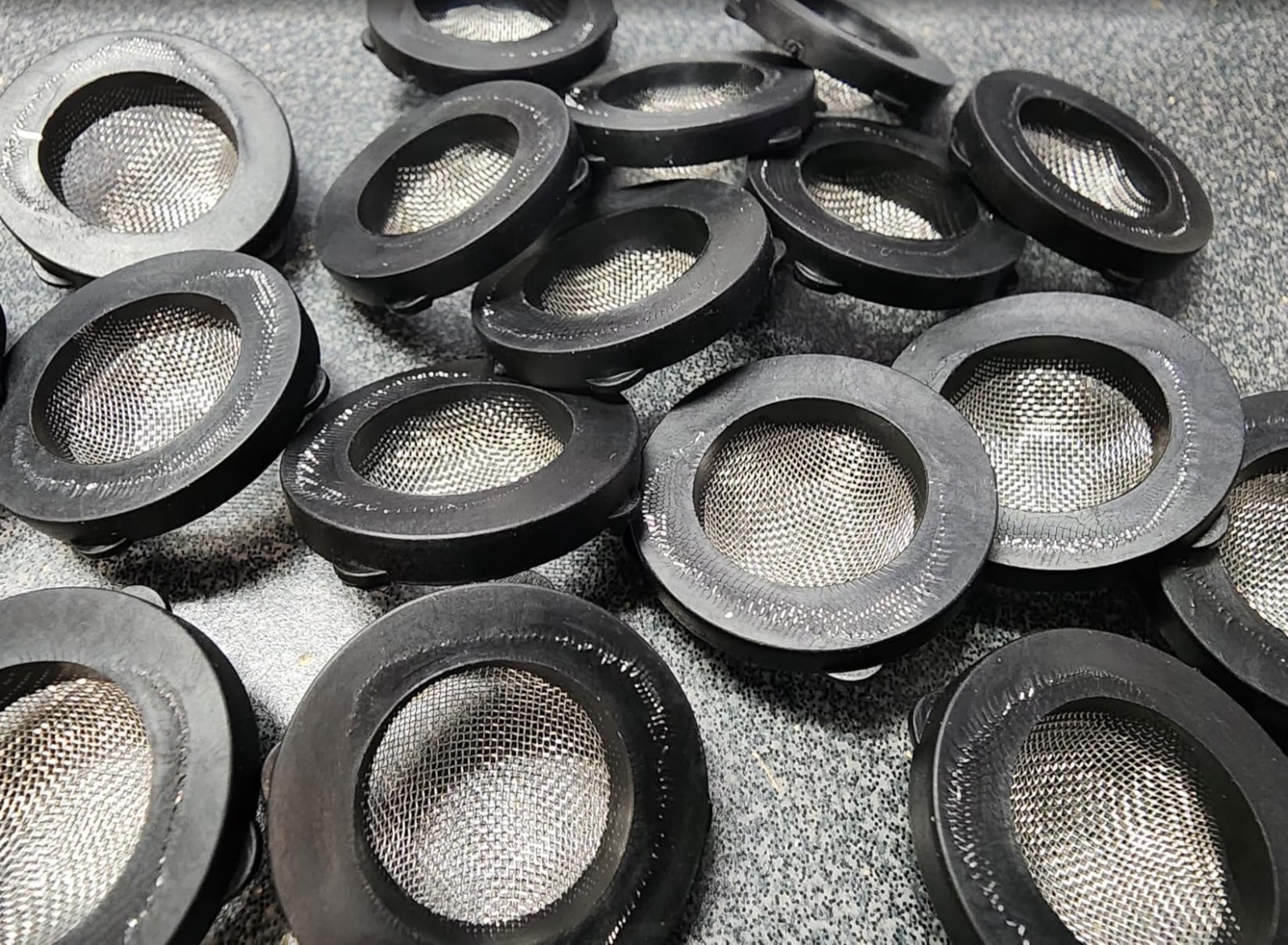 20PCS Hose Filter Washers Rubber Gaskets with Screen for 3/4in Hose Fittings New