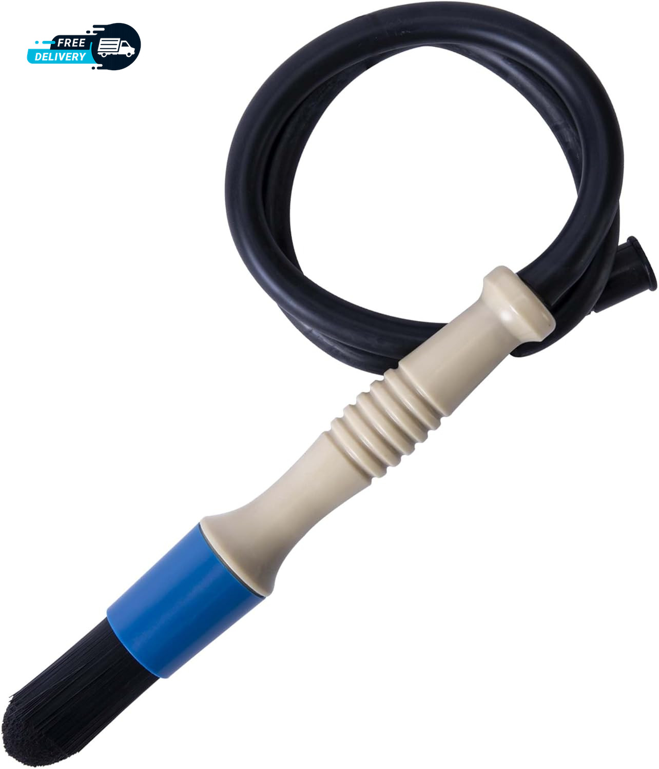 Parts Washer Brush with Hose- Wear Resistant Parts Cleaning Brush with 31 Inch