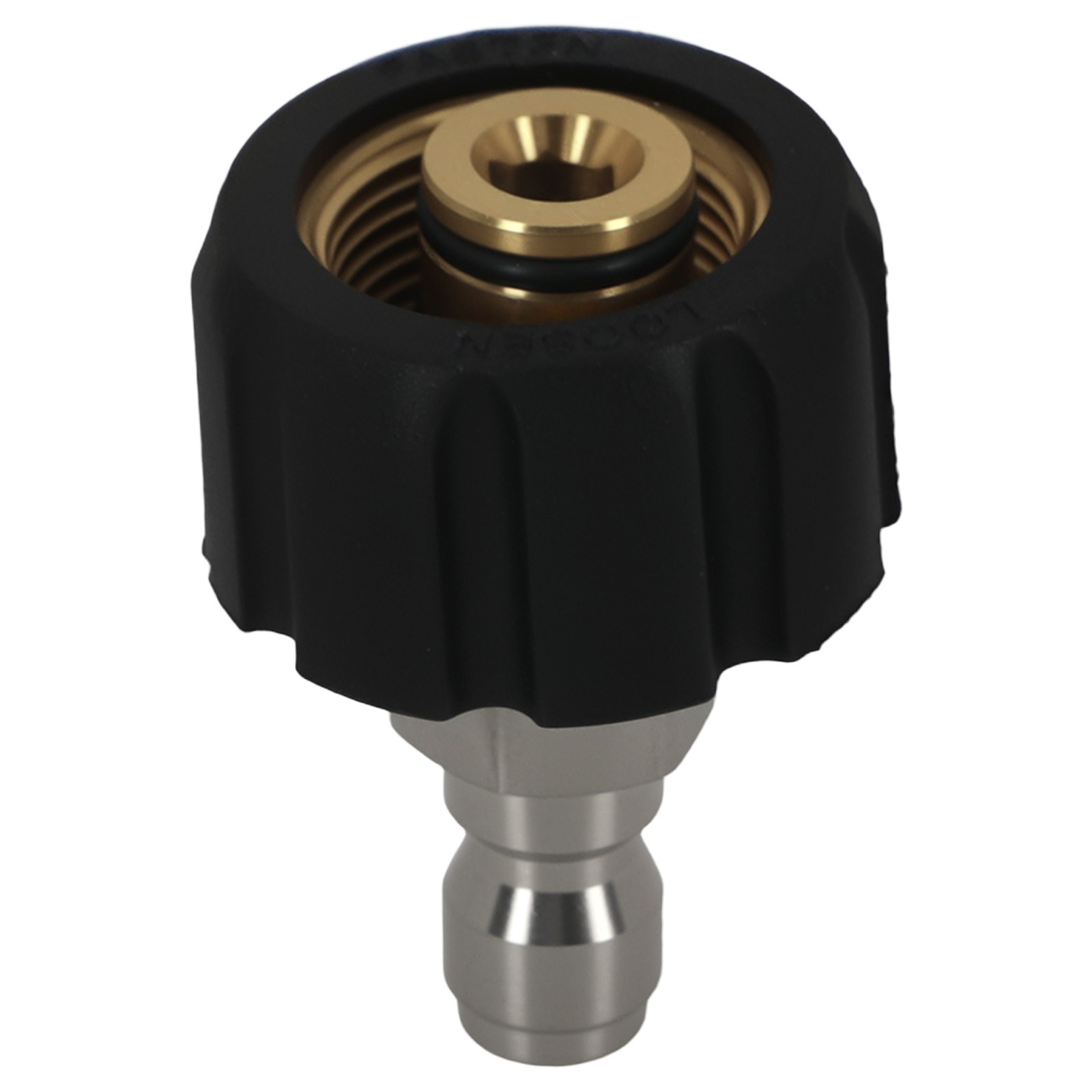 M22 14mm to 1/4″ Pressure Washer Adapter Brass Quick Connect 5000 PSI 2Pcs