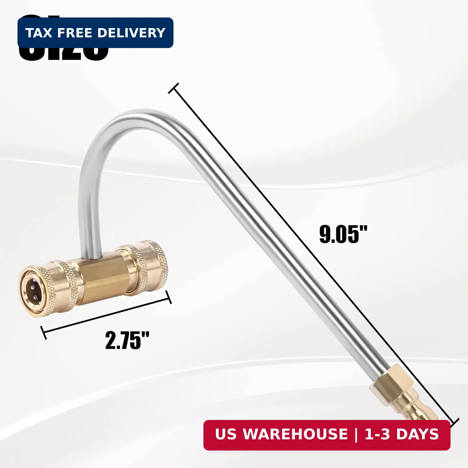 Pressure Washer Gutter Cleaner Attachment, 1/4 Inch Quick Connect | 4000