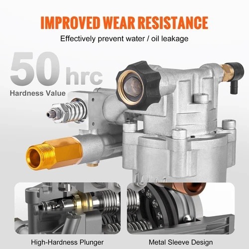 Pressure Washer Pump Power Washer Pump 3/4″ Horizontal 3400 PSI 2.5 GPM