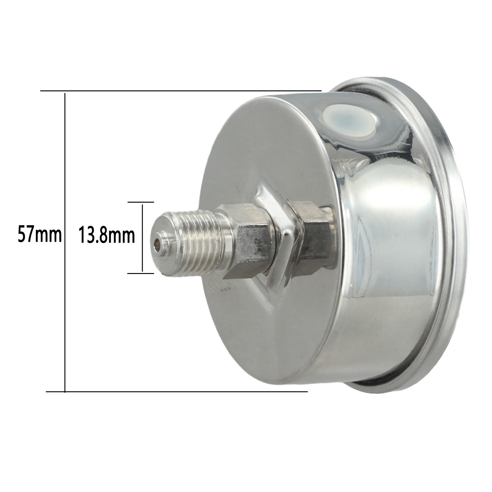 Robust M14x15 Threaded Pressure Washer Pressure Gauge 0 400 Bar/6000 Psi