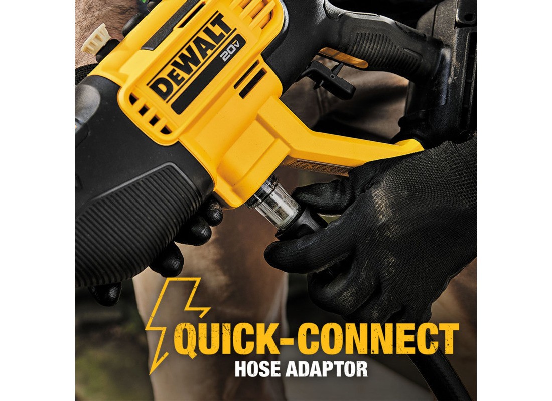 Cordless Electric Power Cleaner, 20 V Battery, 1.0 gpm, 550 psi Pressure, 20 ft