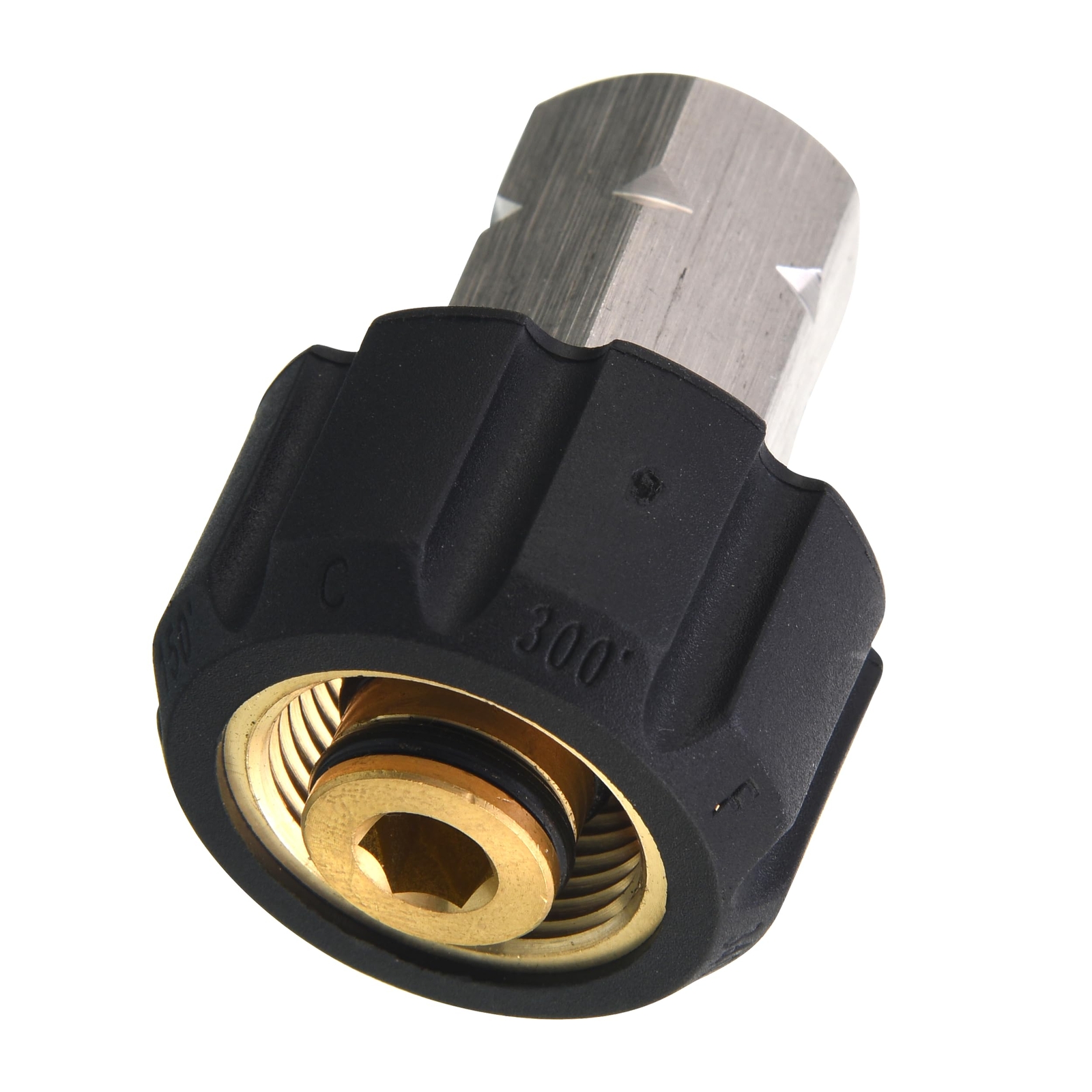 Pressure Washer Adapter M22 Female To 3/8 Inch Female Npt Fitting 4500 Psi