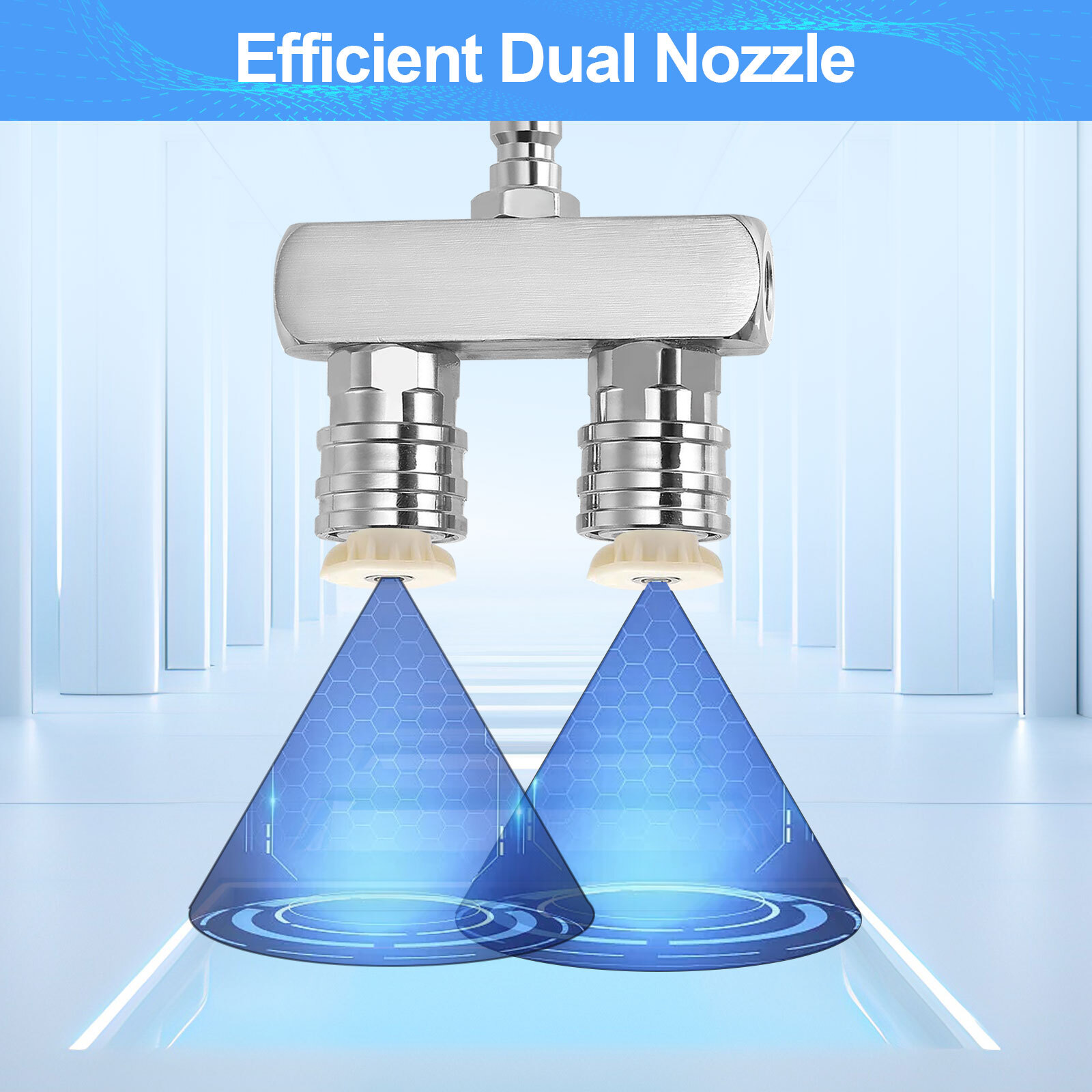 5Pcs 5000 PSI High Pressure Washer Dual Nozzle 1/4inch Quick Connect Spray Tip