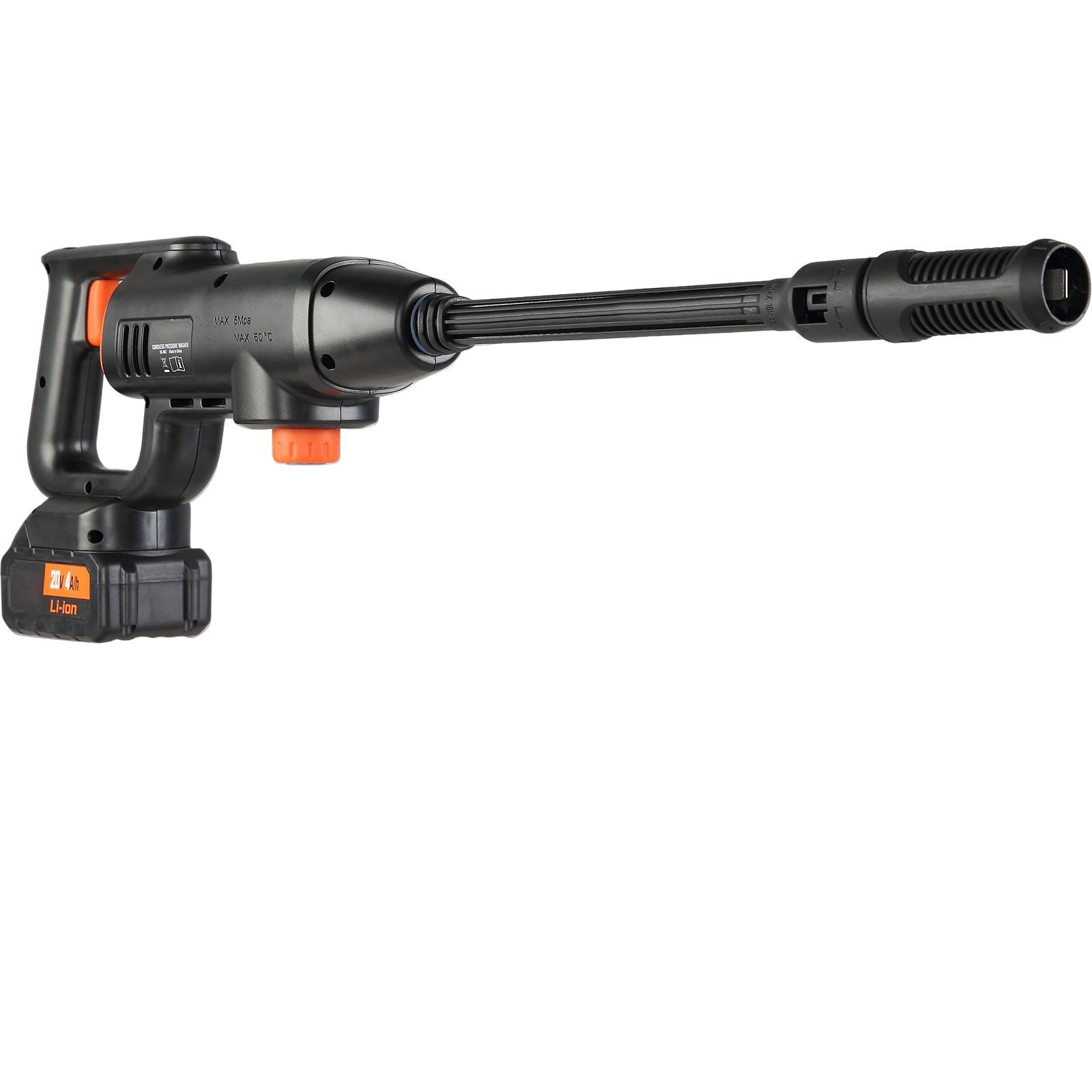 Cordless 580PSI 1.1GPM Pressure Washer 4.2lb 4.0Ah 6-in-1